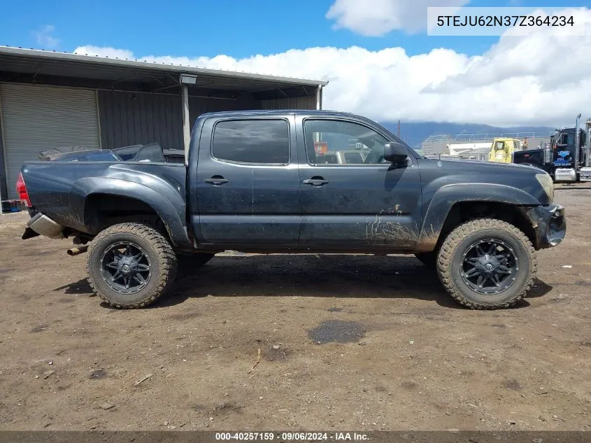 2007 Toyota Tacoma Prerunner V6 VIN: 5TEJU62N37Z364234 Lot: 40257159