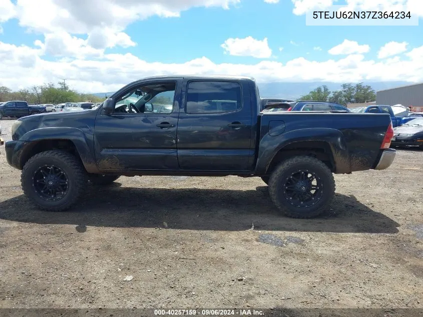 2007 Toyota Tacoma Prerunner V6 VIN: 5TEJU62N37Z364234 Lot: 40257159