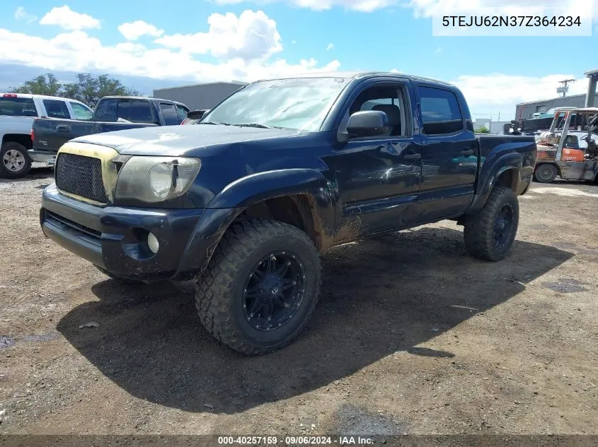 2007 Toyota Tacoma Prerunner V6 VIN: 5TEJU62N37Z364234 Lot: 40257159