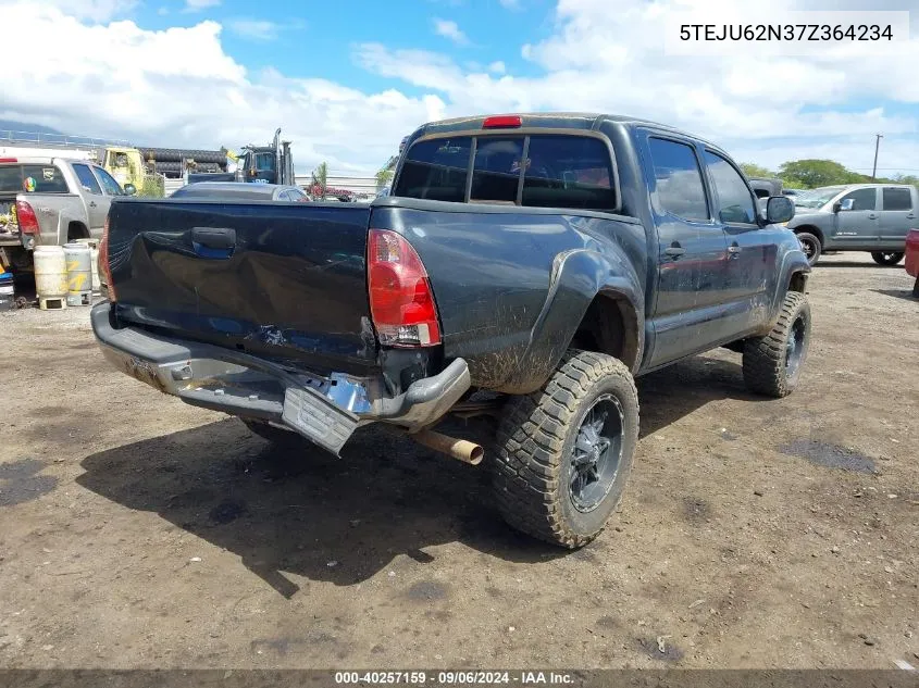 2007 Toyota Tacoma Prerunner V6 VIN: 5TEJU62N37Z364234 Lot: 40257159