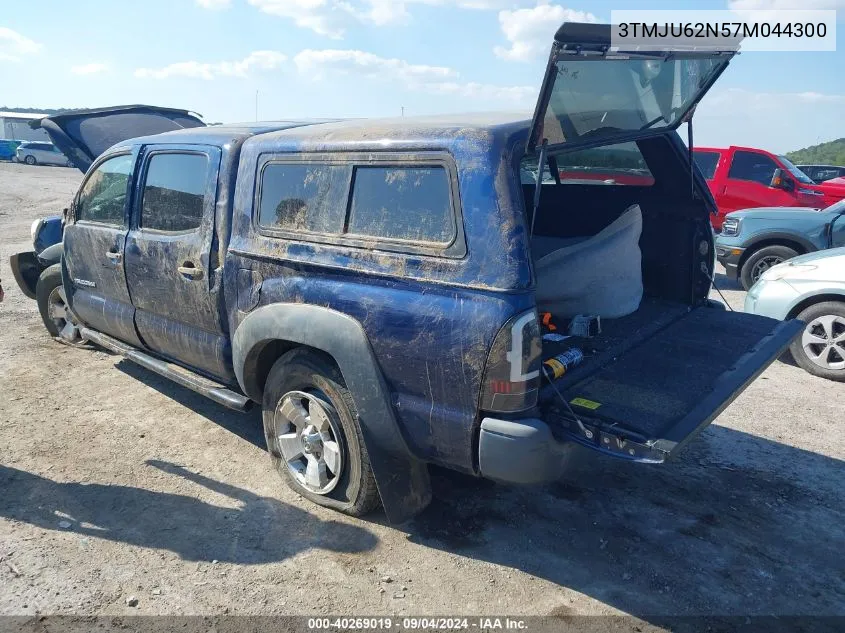 2007 Toyota Tacoma Prerunner V6 VIN: 3TMJU62N57M044300 Lot: 40269019