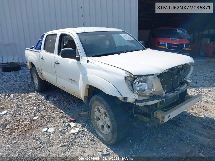 2007 Toyota Tacoma Prerunner V6 VIN: 3TMJU62NX7M036371 Lot: 40276959