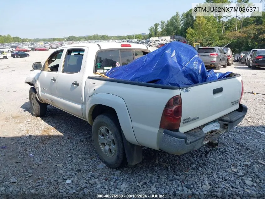 2007 Toyota Tacoma Prerunner V6 VIN: 3TMJU62NX7M036371 Lot: 40276959