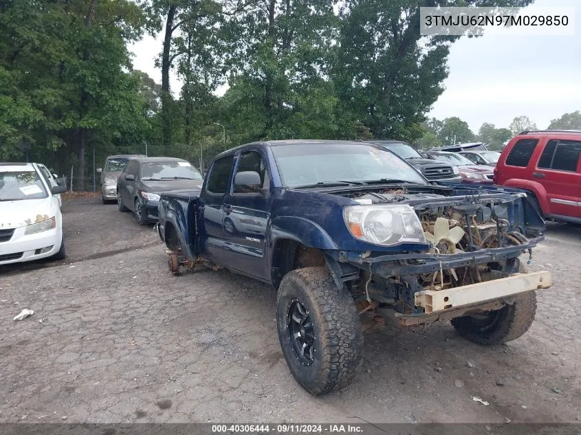 2007 Toyota Tacoma Prerunner V6 VIN: 3TMJU62N97M029850 Lot: 40306444