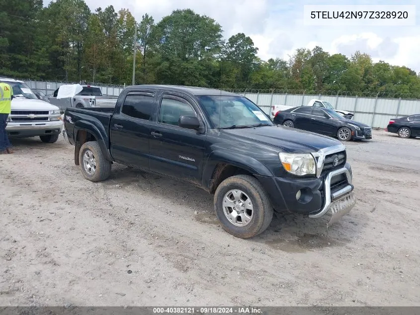 2007 Toyota Tacoma VIN: 5TELU42N97Z328920 Lot: 40382121