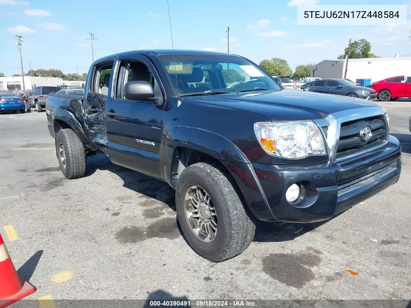 2007 Toyota Tacoma Prerunner V6 VIN: 5TEJU62N17Z448584 Lot: 40390491