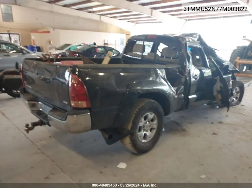 2007 Toyota Tacoma Base V6 VIN: 3TMMU52N77M003822 Lot: 40409450