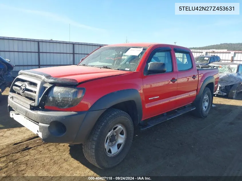 5TELU42N27Z453631 2007 Toyota Tacoma Base V6