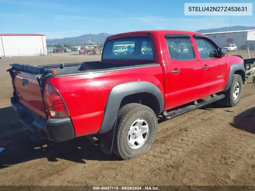 5TELU42N27Z453631 2007 Toyota Tacoma Base V6