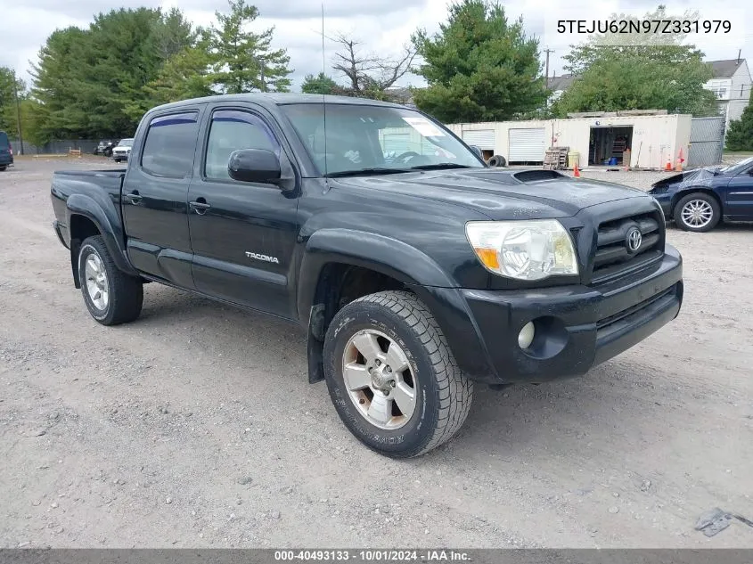 2007 Toyota Tacoma Prerunner V6 VIN: 5TEJU62N97Z331979 Lot: 40493133