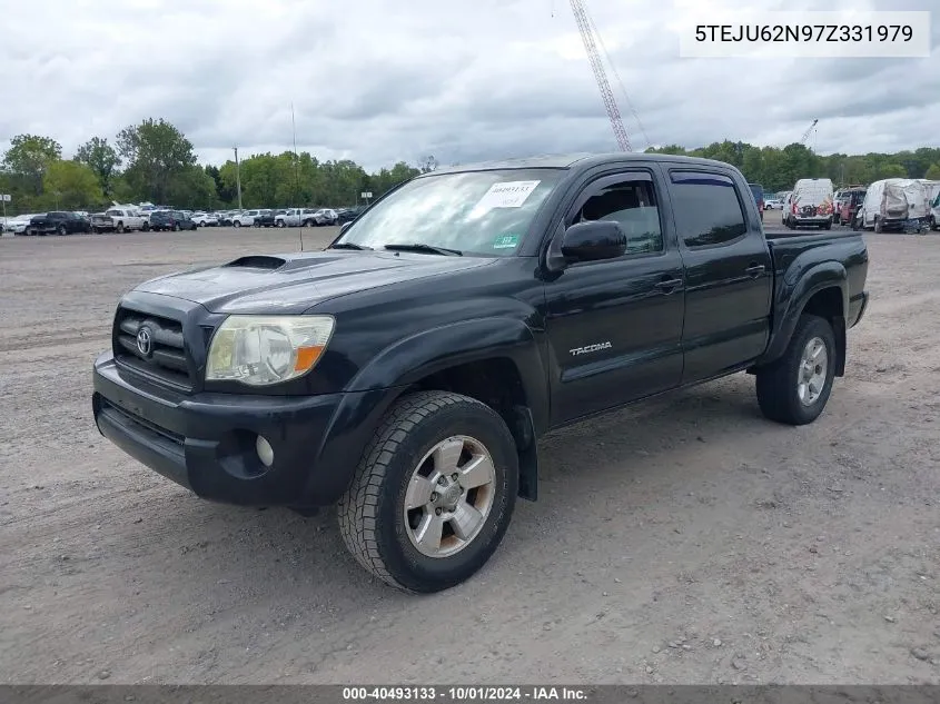 2007 Toyota Tacoma Prerunner V6 VIN: 5TEJU62N97Z331979 Lot: 40493133