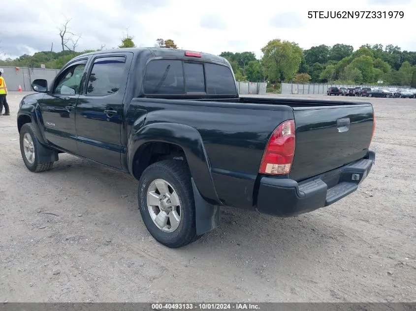 2007 Toyota Tacoma Prerunner V6 VIN: 5TEJU62N97Z331979 Lot: 40493133