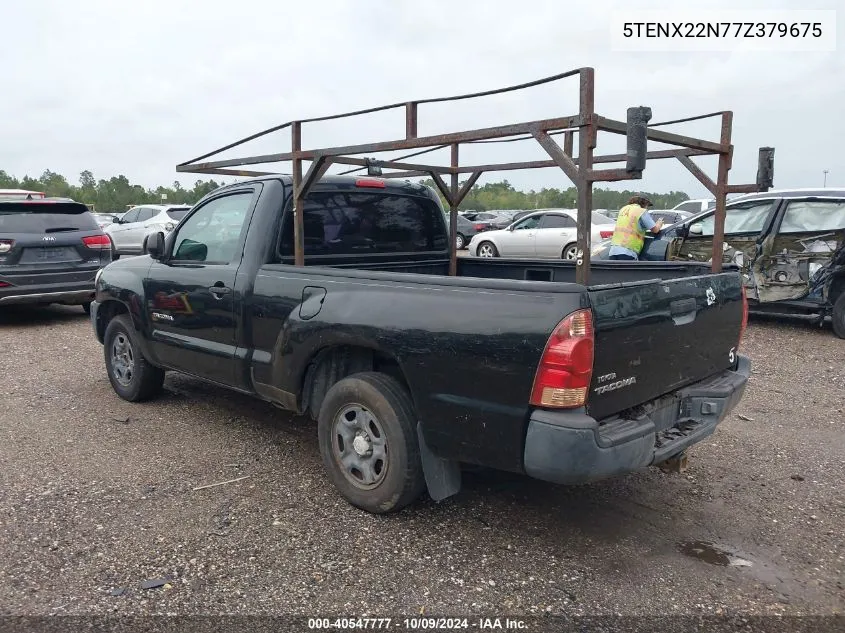 2007 Toyota Tacoma VIN: 5TENX22N77Z379675 Lot: 40547777