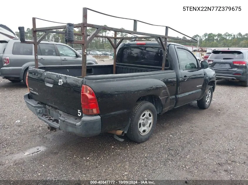 2007 Toyota Tacoma VIN: 5TENX22N77Z379675 Lot: 40547777