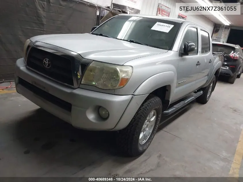 2007 Toyota Tacoma Prerunner V6 VIN: 5TEJU62NX7Z361055 Lot: 40689348