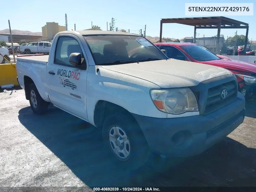 2007 Toyota Tacoma VIN: 5TENX22NX7Z429176 Lot: 40692039