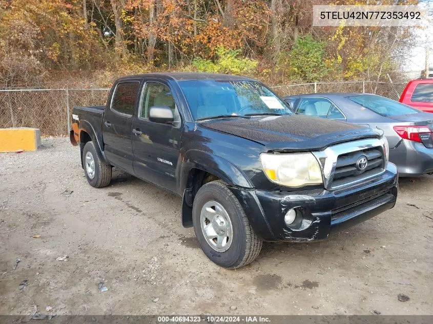 5TELU42N77Z353492 2007 Toyota Tacoma Double Cab