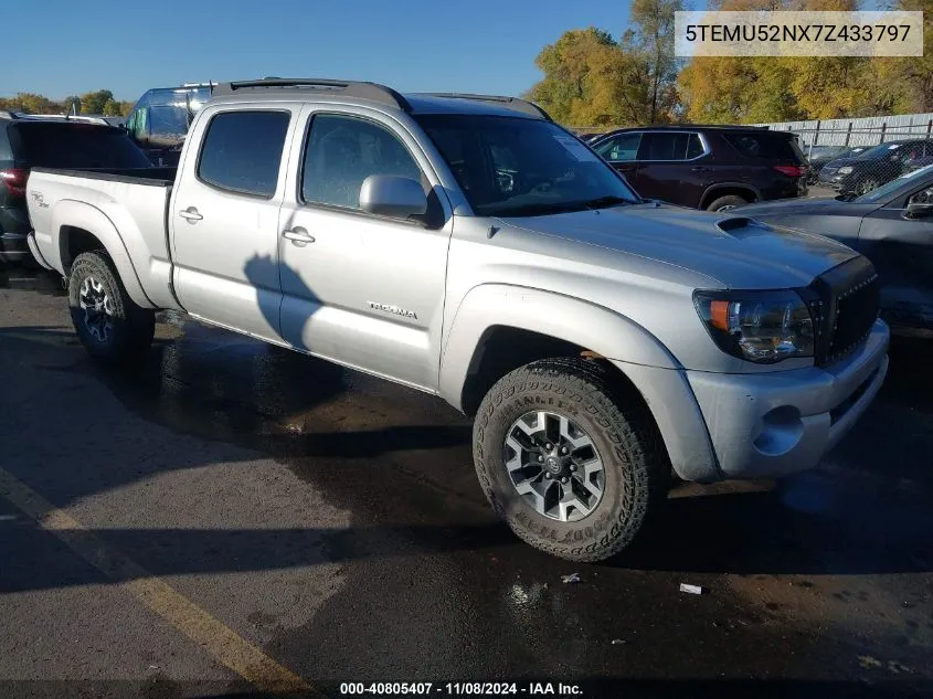 2007 Toyota Tacoma Double Cab Long Bed VIN: 5TEMU52NX7Z433797 Lot: 40805407