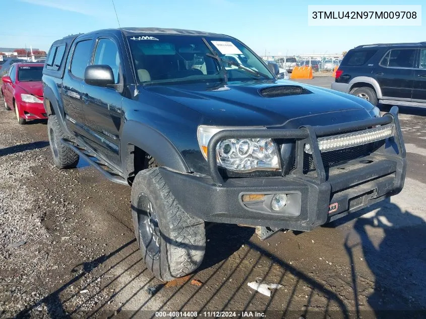 2007 Toyota Tacoma Double Cab VIN: 3TMLU42N97M009708 Lot: 40814408