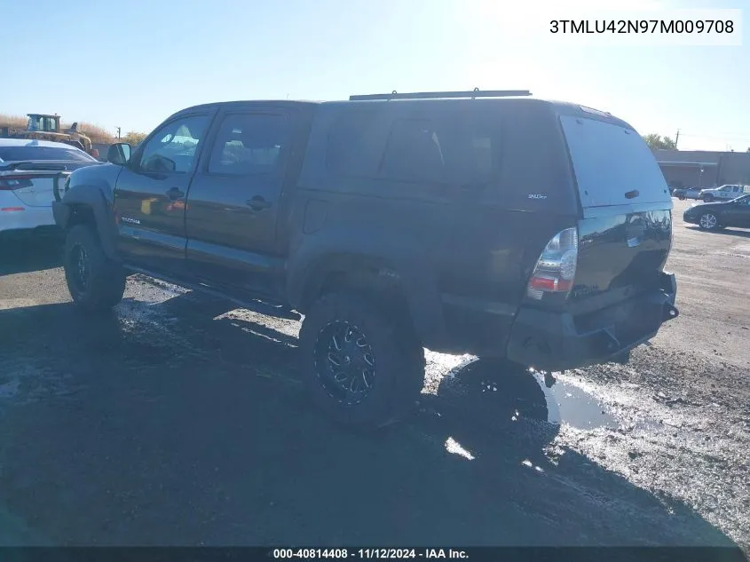 2007 Toyota Tacoma Double Cab VIN: 3TMLU42N97M009708 Lot: 40814408