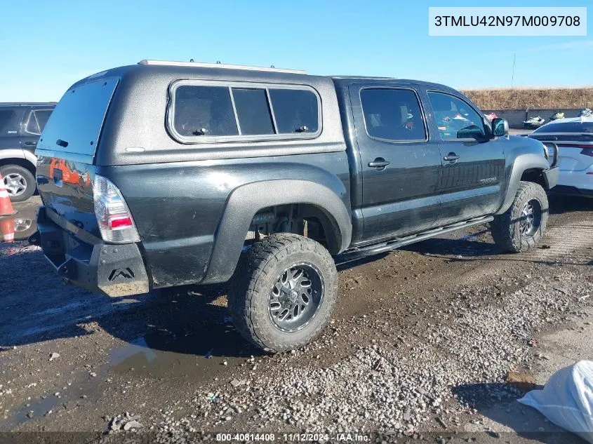 2007 Toyota Tacoma Double Cab VIN: 3TMLU42N97M009708 Lot: 40814408