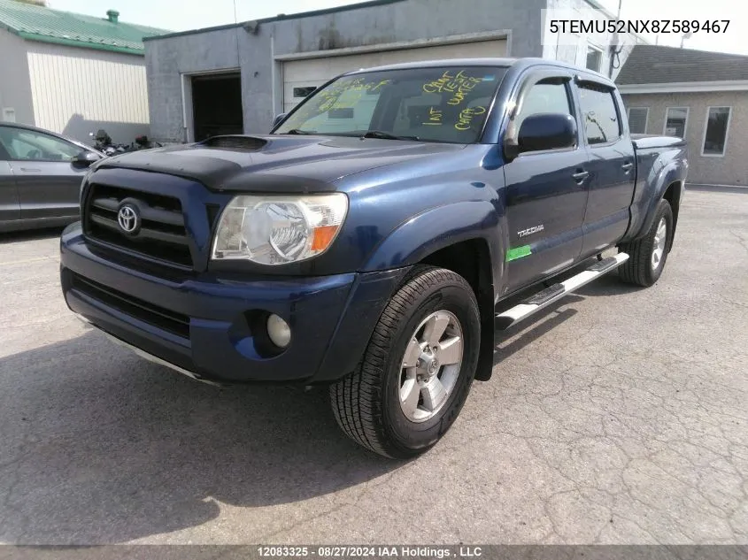 5TEMU52NX8Z589467 2008 Toyota Tacoma V6