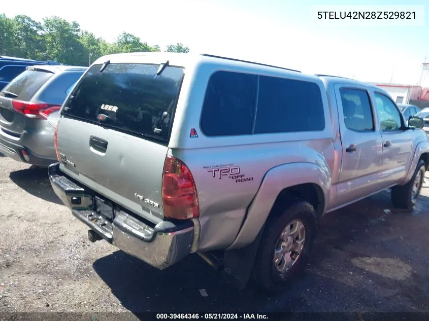 5TELU42N28Z529821 2008 Toyota Tacoma Base V6