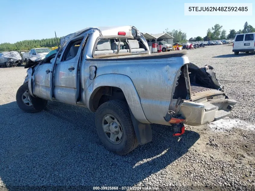 5TEJU62N48Z592485 2008 Toyota Tacoma Prerunner V6