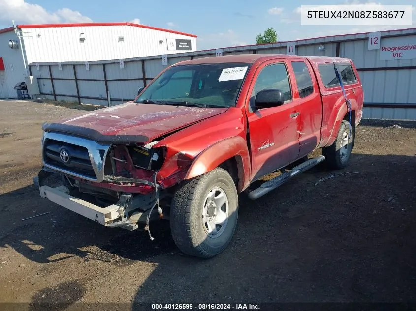 5TEUX42N08Z583677 2008 Toyota Tacoma