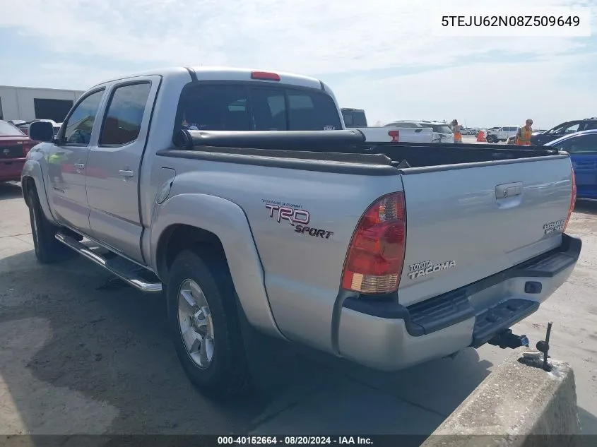 5TEJU62N08Z509649 2008 Toyota Tacoma Prerunner V6