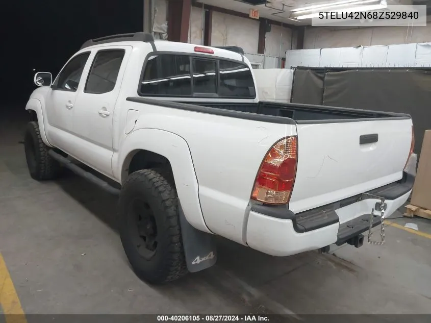 5TELU42N68Z529840 2008 Toyota Tacoma Base V6