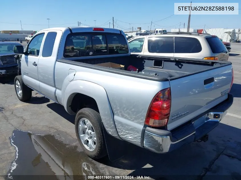 5TETU62N28Z588198 2008 Toyota Tacoma Prerunner V6