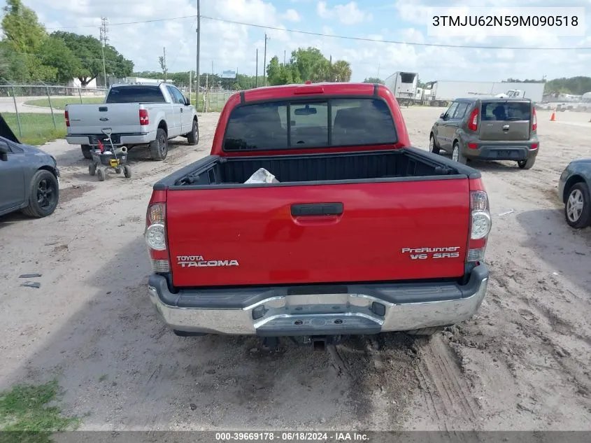 3TMJU62N59M090518 2009 Toyota Tacoma Prerunner V6