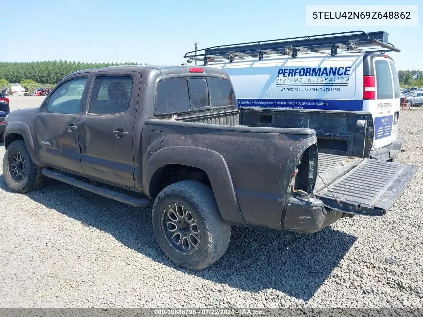 5TELU42N69Z648862 2009 Toyota Tacoma Base V6