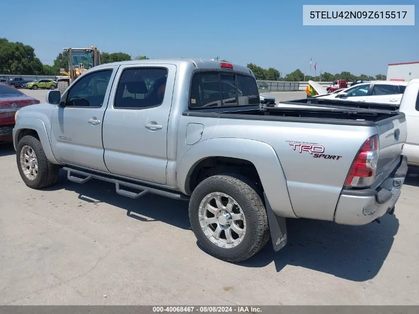 5TELU42N09Z615517 2009 Toyota Tacoma Base V6