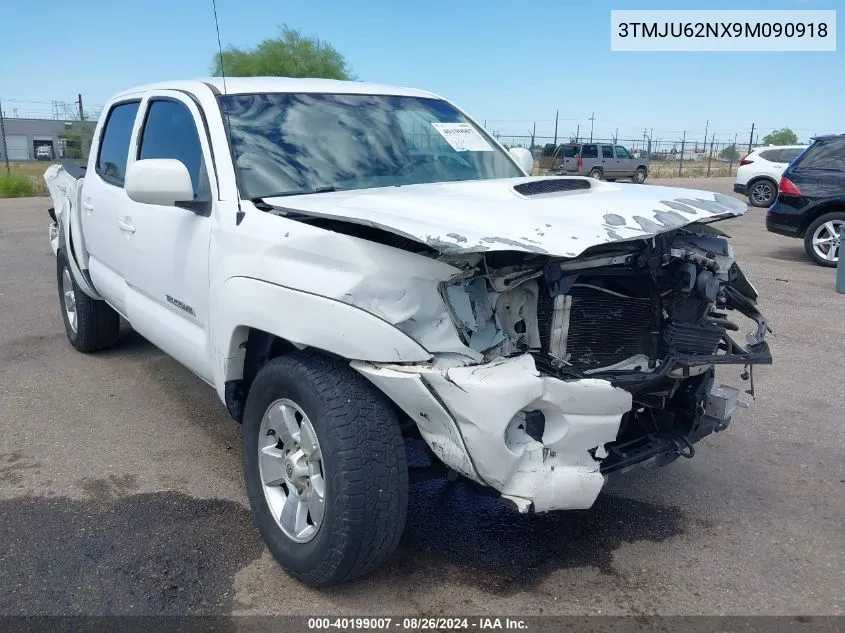 2009 Toyota Tacoma Prerunner V6 VIN: 3TMJU62NX9M090918 Lot: 40199007