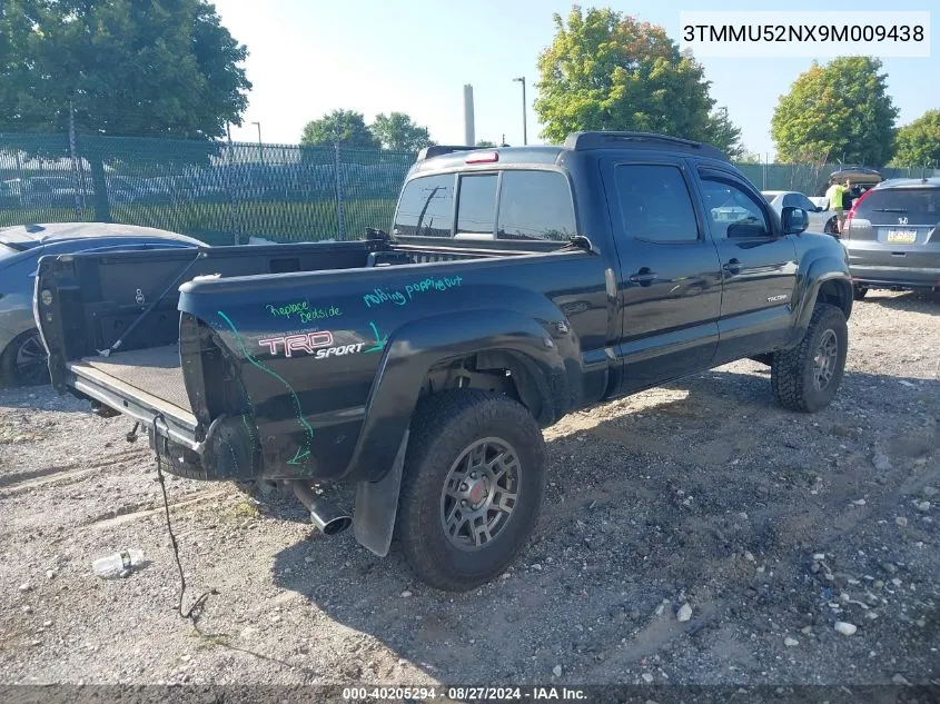 2009 Toyota Tacoma Base V6 VIN: 3TMMU52NX9M009438 Lot: 40205294