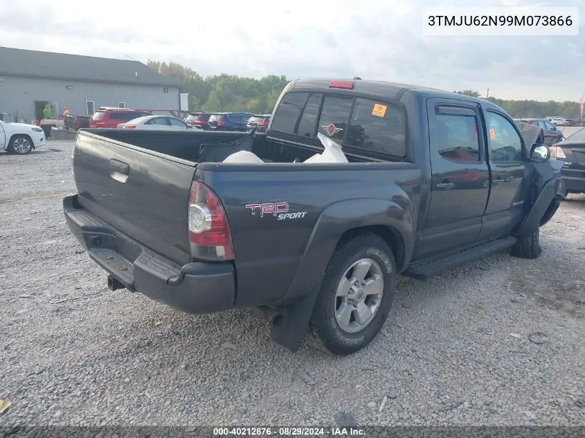 2009 Toyota Tacoma Prerunner V6 VIN: 3TMJU62N99M073866 Lot: 40212876