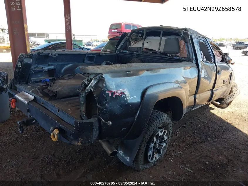 2009 Toyota Tacoma Access Cab VIN: 5TEUU42N99Z658578 Lot: 40270785