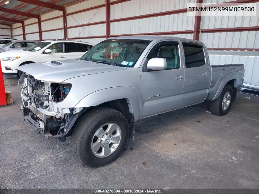 2009 Toyota Tacoma Double Cab Long Bed VIN: 3TMMU52N99M009530 Lot: 40278504