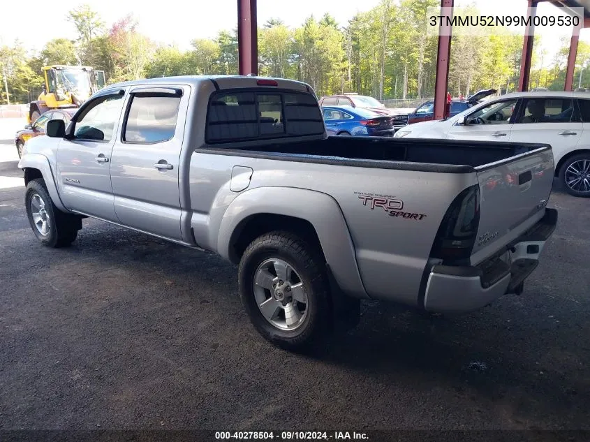 2009 Toyota Tacoma Double Cab Long Bed VIN: 3TMMU52N99M009530 Lot: 40278504