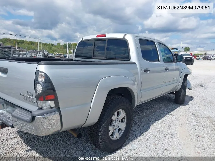 2009 Toyota Tacoma Prerunner V6 VIN: 3TMJU62N89M079061 Lot: 40291763