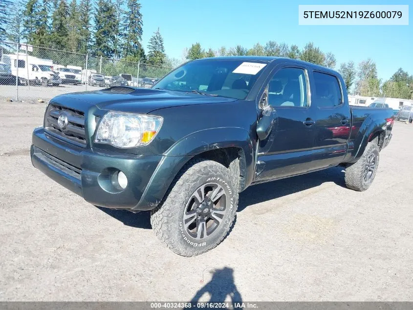 5TEMU52N19Z600079 2009 Toyota Tacoma Base V6