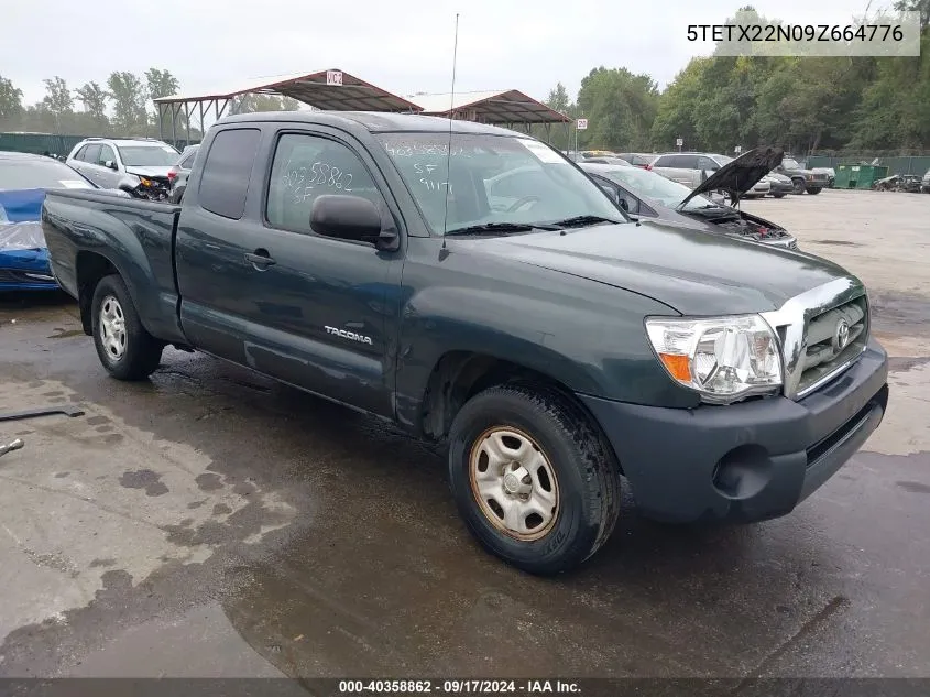 2009 Toyota Tacoma VIN: 5TETX22N09Z664776 Lot: 40358862