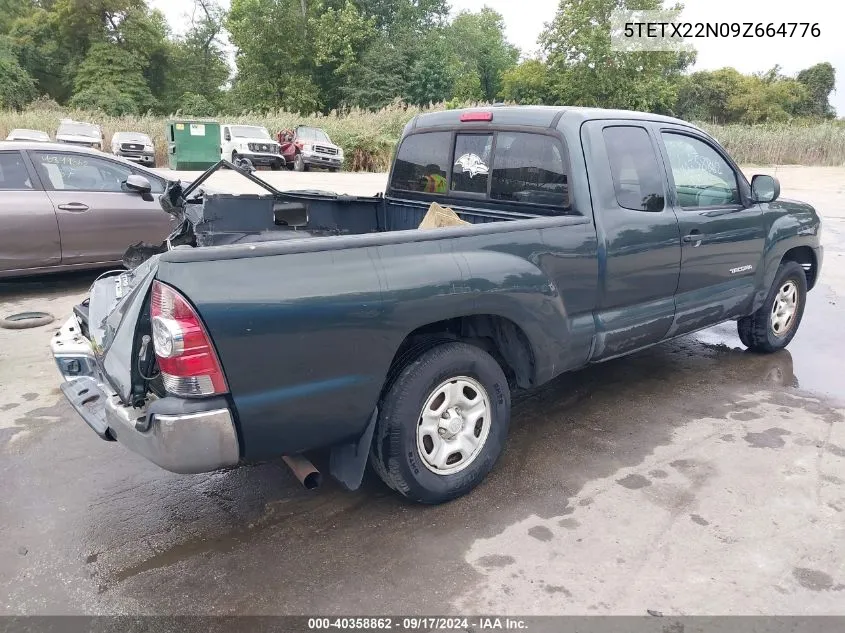 2009 Toyota Tacoma VIN: 5TETX22N09Z664776 Lot: 40358862