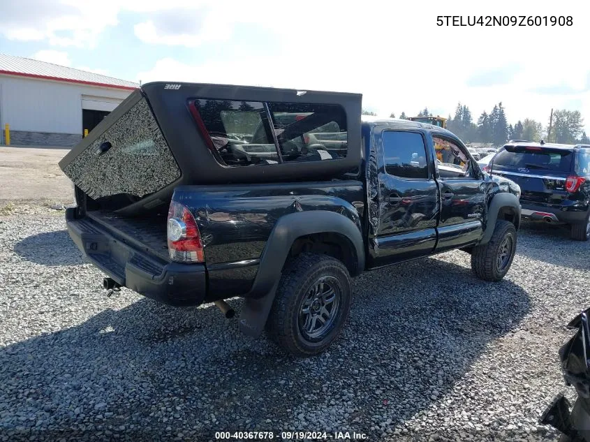 2009 Toyota Tacoma Base V6 VIN: 5TELU42N09Z601908 Lot: 40367678