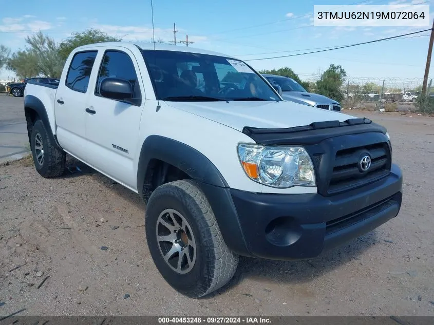 2009 Toyota Tacoma Prerunner V6 VIN: 3TMJU62N19M072064 Lot: 40453248