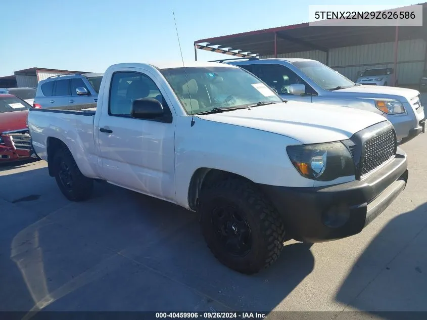 2009 Toyota Tacoma VIN: 5TENX22N29Z626586 Lot: 40459906