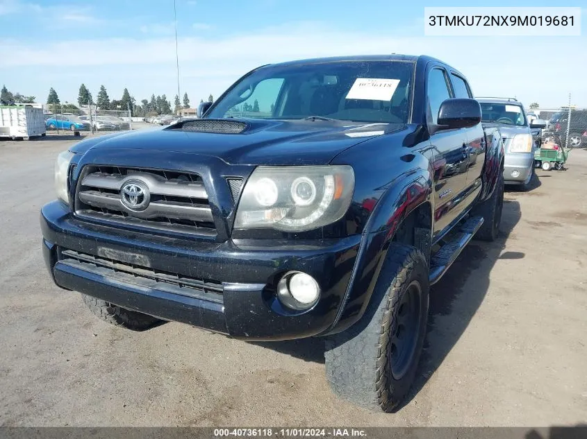 2009 Toyota Tacoma Dbl Cab Prerunner Lng Bed VIN: 3TMKU72NX9M019681 Lot: 40736118