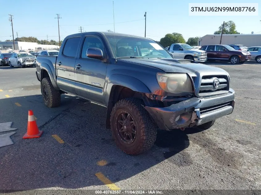 2009 Toyota Tacoma Double Cab Prerunner VIN: 3TMJU62N99M087766 Lot: 40762557